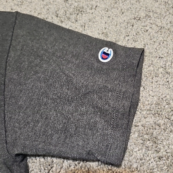 Champion Men's Dark Gray Short Sleeve Tee Size S - Picture 2 of 10